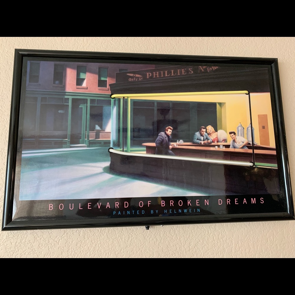 Boulevard of broken dreams wall deco